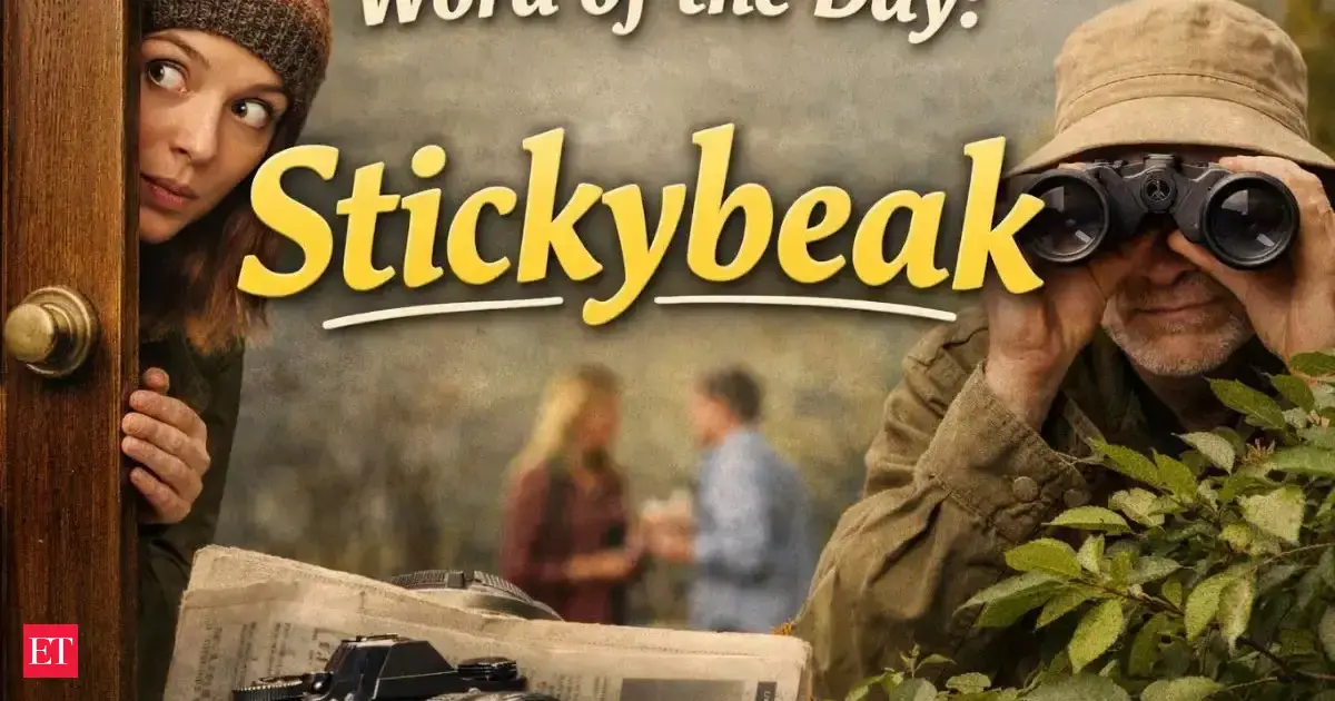 Word of the day: Stickybeak - The Economic Times