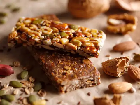 Peanut and Flaxseed Brittle (Chikki)