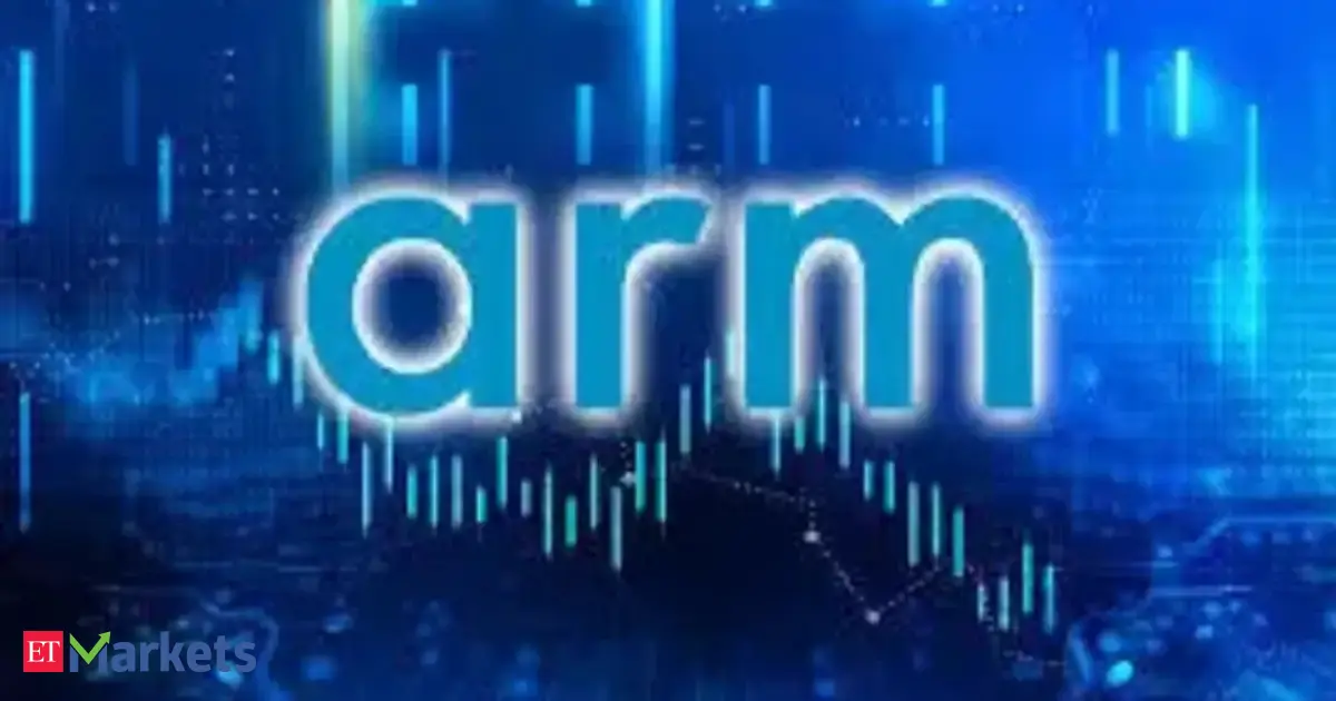 US stocks: Arm shares jump 15% as new AI chip to drive billions in annual revenue