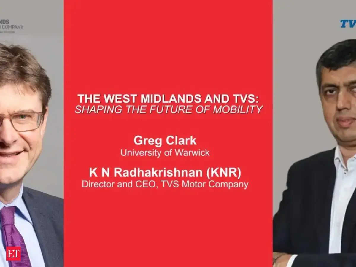TVS Motor Company and the West Midlands rewrite the rules of global mobility - The Economic Times Video | ET Now