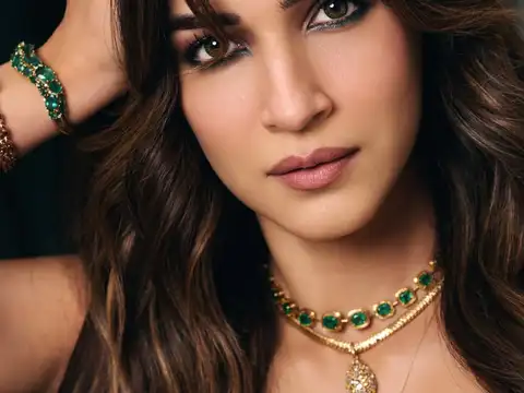 Jewelry adds subtle richness