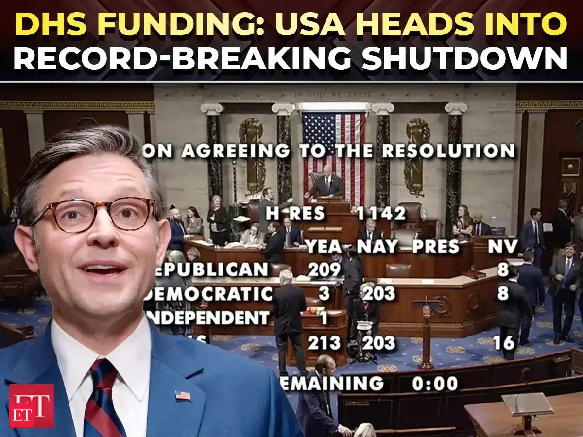 House GOP rejects Senate bill on DHS funding, passes its own; U.S. faces record shutdown