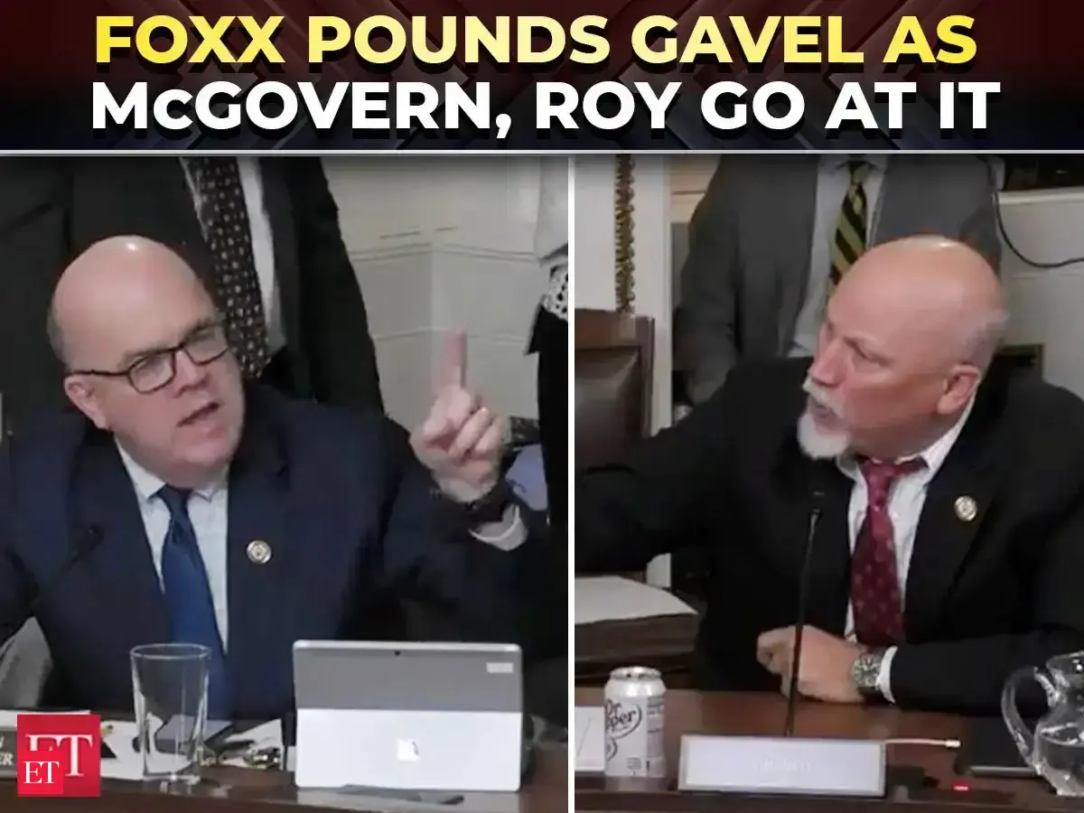 'Stop the bulls**t!': McGovern & Chip Roy EXPLODE over DHS funding as Foxx bangs gavel repeatedly