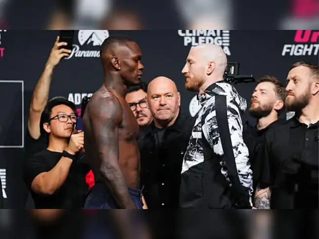 WATCH: Joe Pyfer knocks out former Middleweight Champion Israel ...