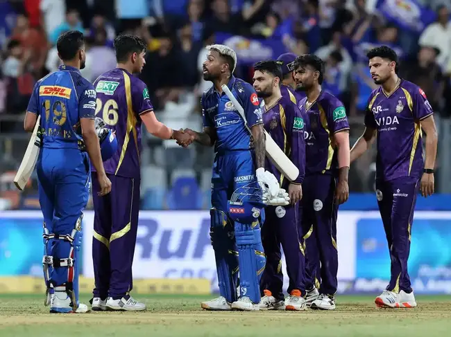 Mumbai Indians vs Kolkata Knight Riders IPL Match