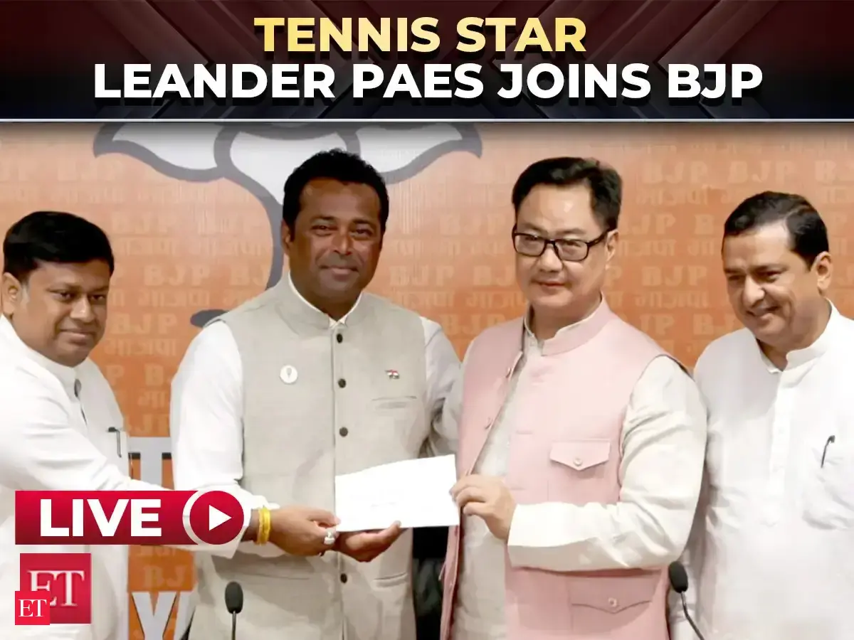 Leander Paes Joins BJP | Political Entry Announcement | LIVE