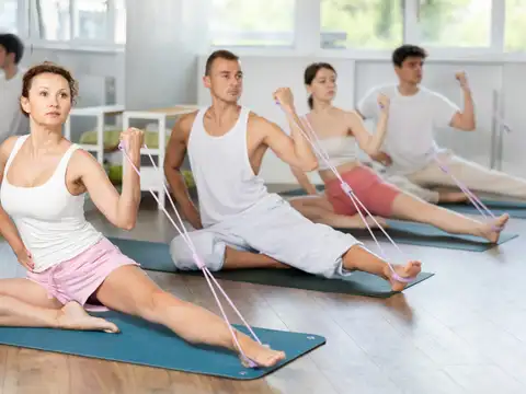 Seated Towel or Band Stretch