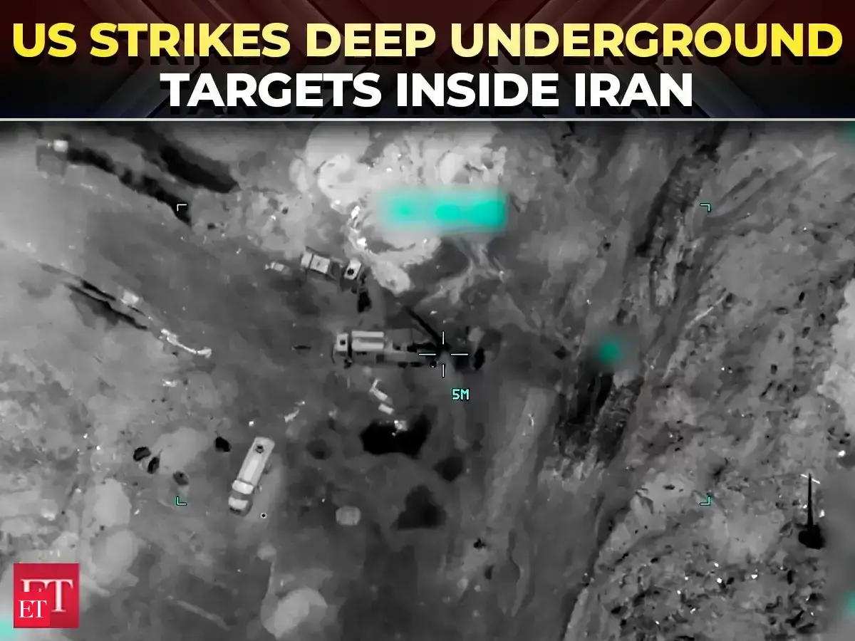 US Central Command releases video of precision strike hitting deep Iranian targets