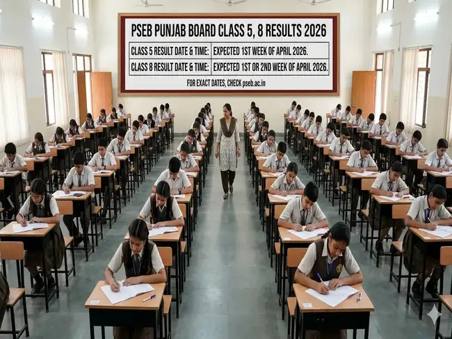 PSEB Punjab Board Class 5, 8 results 2026 date and time: Check latest ...