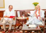 Amit Shah reviews Manipur law and order situation with CM Yumnam Khemchand Singh