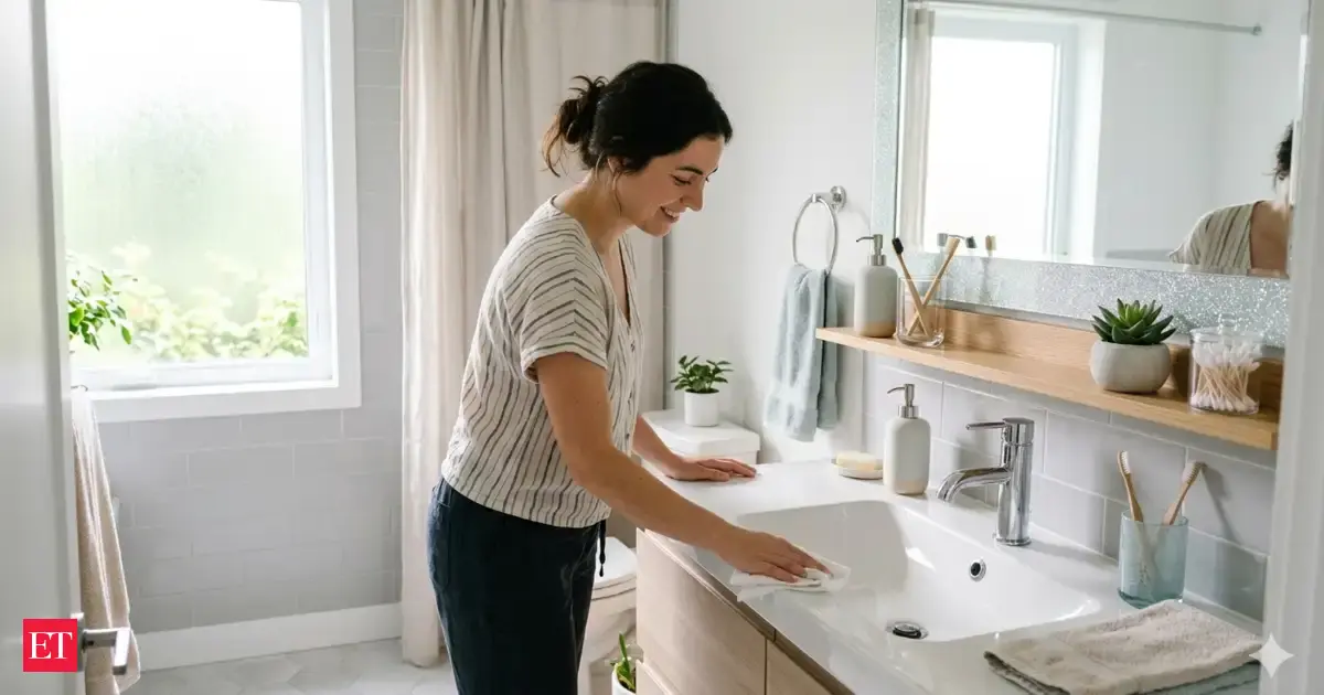 This 5 Minute Sunday Bathroom Routine Keeps It Clean All Week - The ...