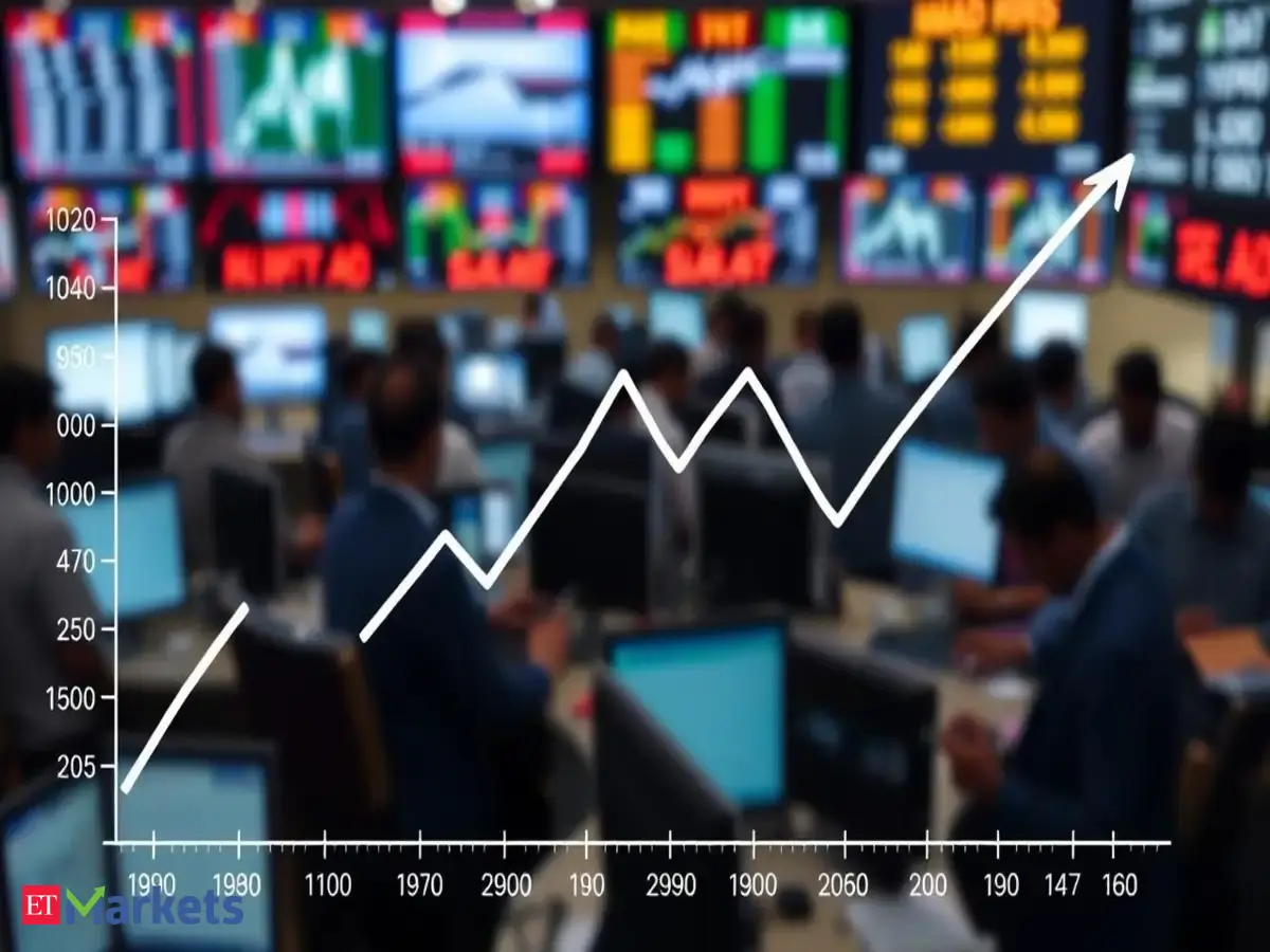 Sensex rebounds 1,800 pts from day’s low, settles in green; Nifty above 22,700 as rupee strengthens
