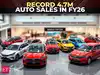 India Auto Sales FY26 hit record 4.7M; Mahindra overtakes Tata as GST & EV boom drive demand