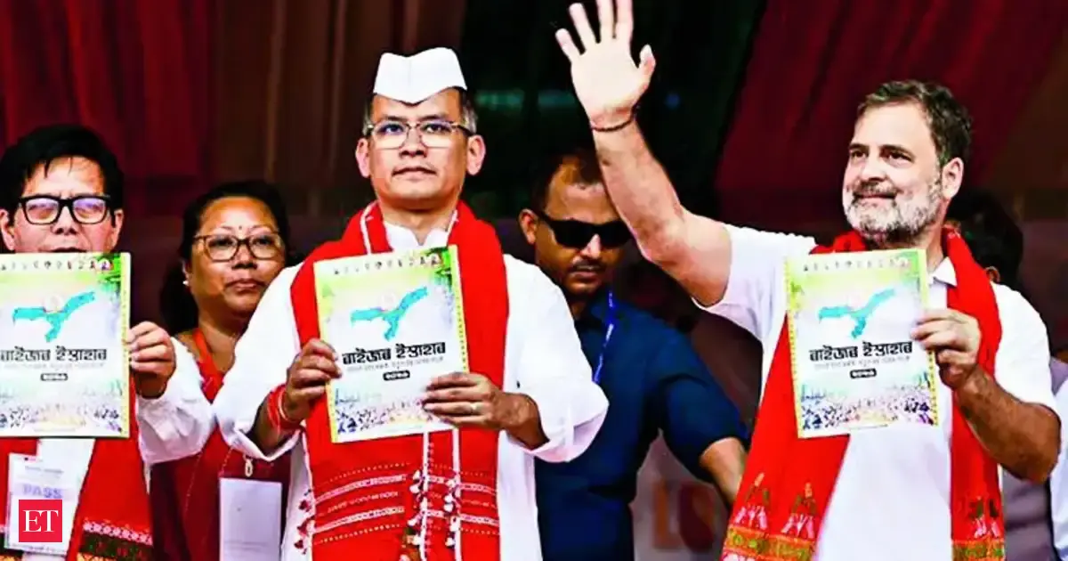 Rahul Gandhi promises tribal autonomy in Assam; alleges BJP land grab