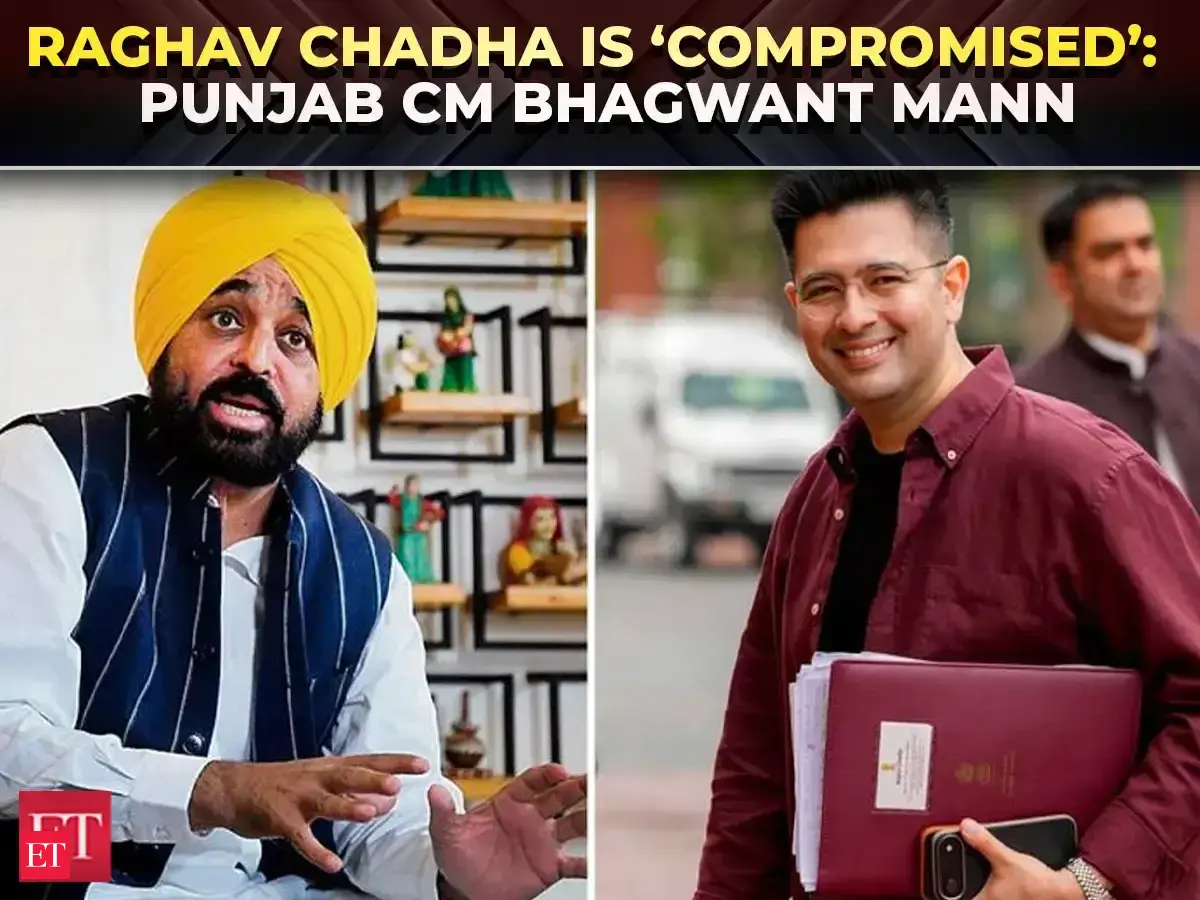 'Speaking from another station...': Raghav Chadha is ‘compromised’, says Punjab CM backs AAP action
