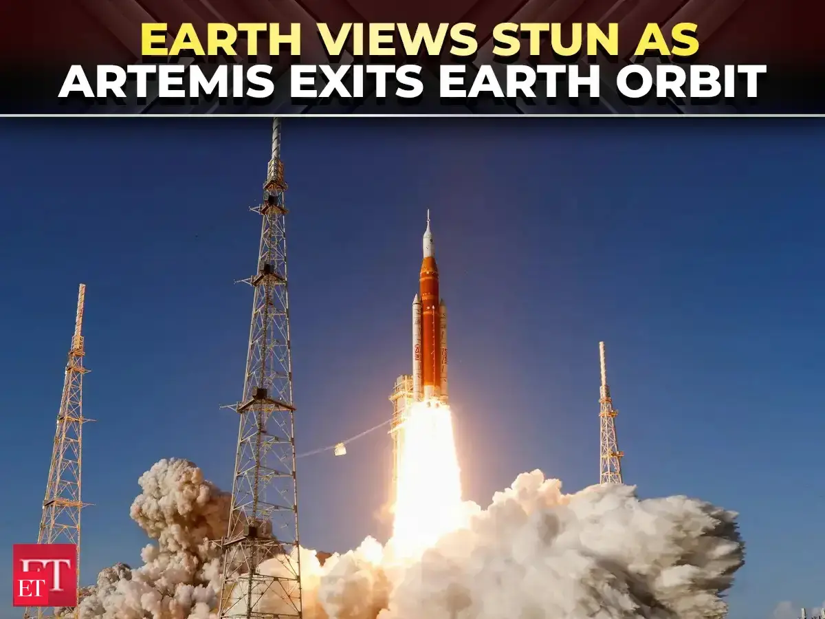 Watch: Artemis capsule leaves Earth orbit for Moon flyby