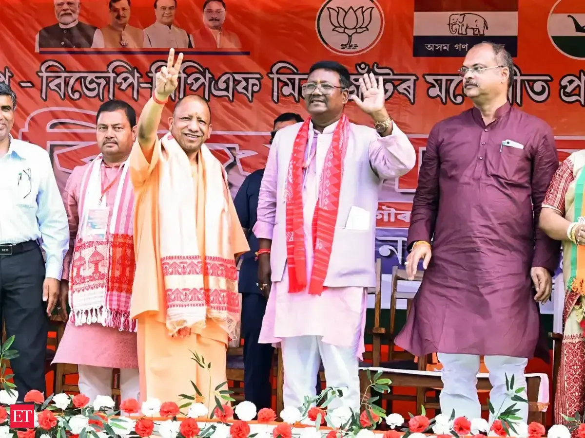 Yogi Adityanath says Congress ‘fled’ Barpeta poll battle, targets AIUDF over Assam identity