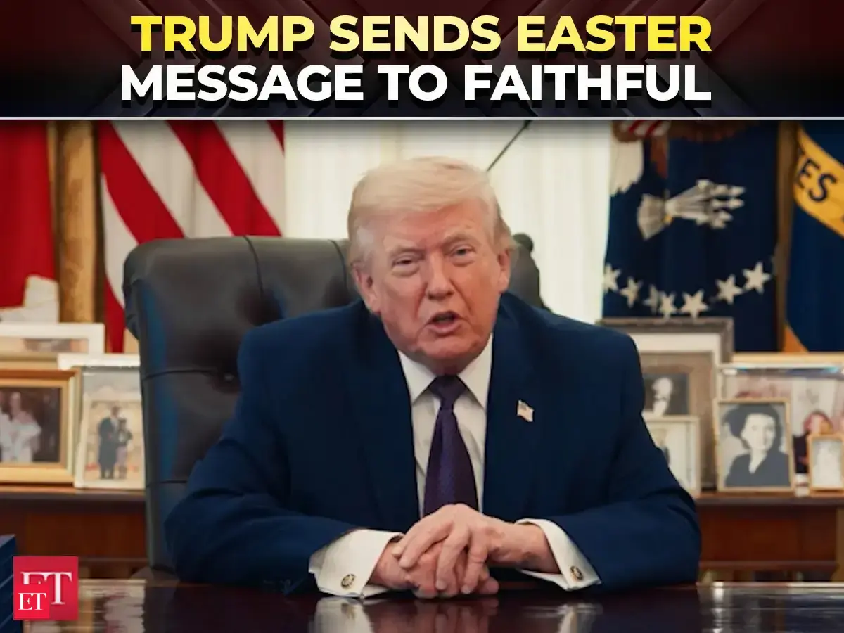'Evil and wickedness will not prevail': Trump's Easter message to faithful amid West Asia conflict