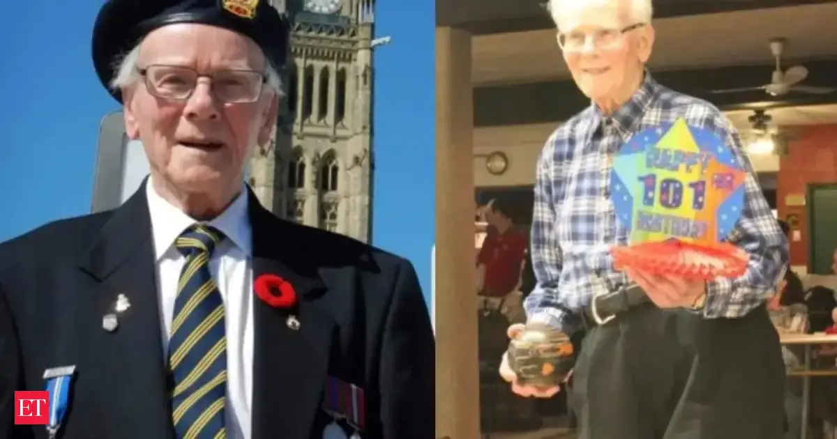 Burdett ‘Burd’ Sisler, oldest living Canadian and WWII veteran with 14 great-great-grandchildren, dies weeks before celebrating his 111th birthday