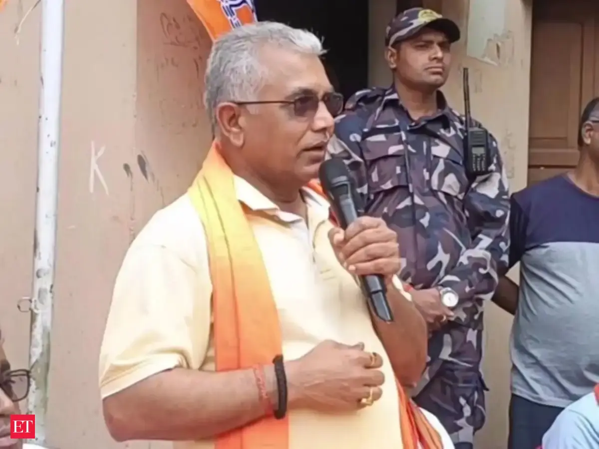 West Bengal polls: Ex-BJP state chief Dilip Ghosh declares assets worth Rs 2 cr