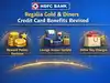 HDFC Bank revises Regalia Gold, Diners Privilege credit card benefits from these dates: Reward points, lounge access and other key rule changes