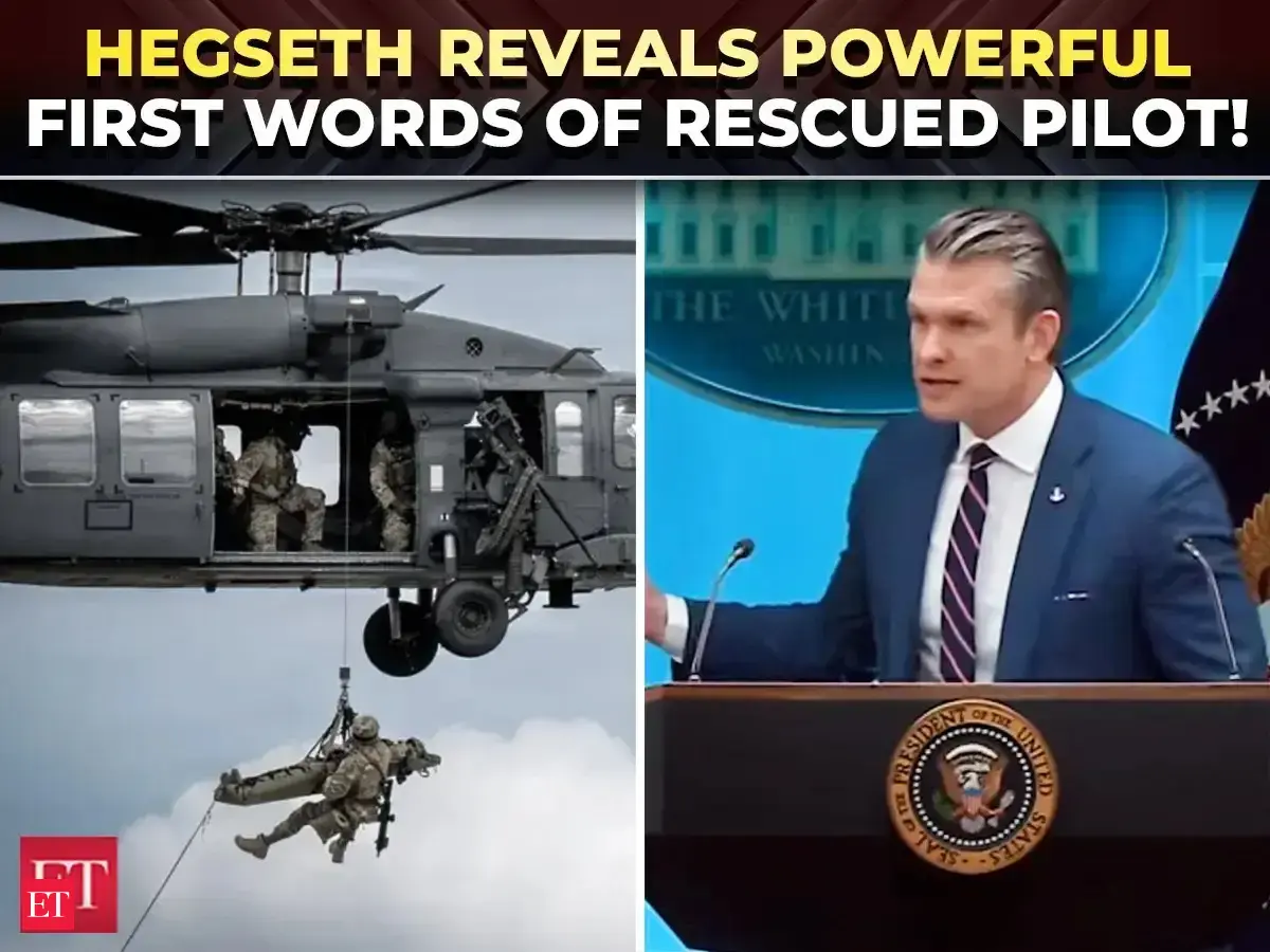 ‘God is good’: Hegseth reveals US Pilot’s emotional words to troops before daring Iran rescue op