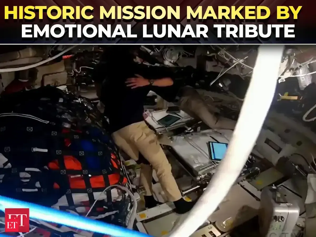 Tears in Space: Artemis II crew gets emotional as they name moon crater after astronaut's late wife