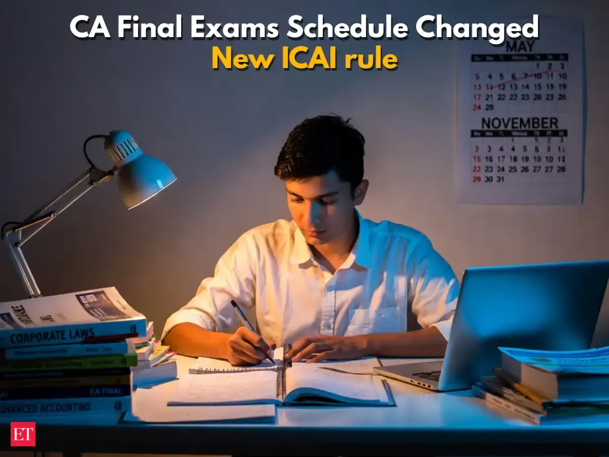 CA final exams reduced to two attempts a year: When does ICAI new rule comes into effect and the revised exam timetable