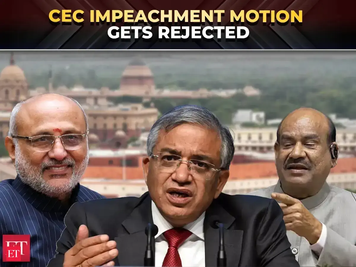 Parliament: CEC Gyanesh Kumar impeachment motion fails to qualify