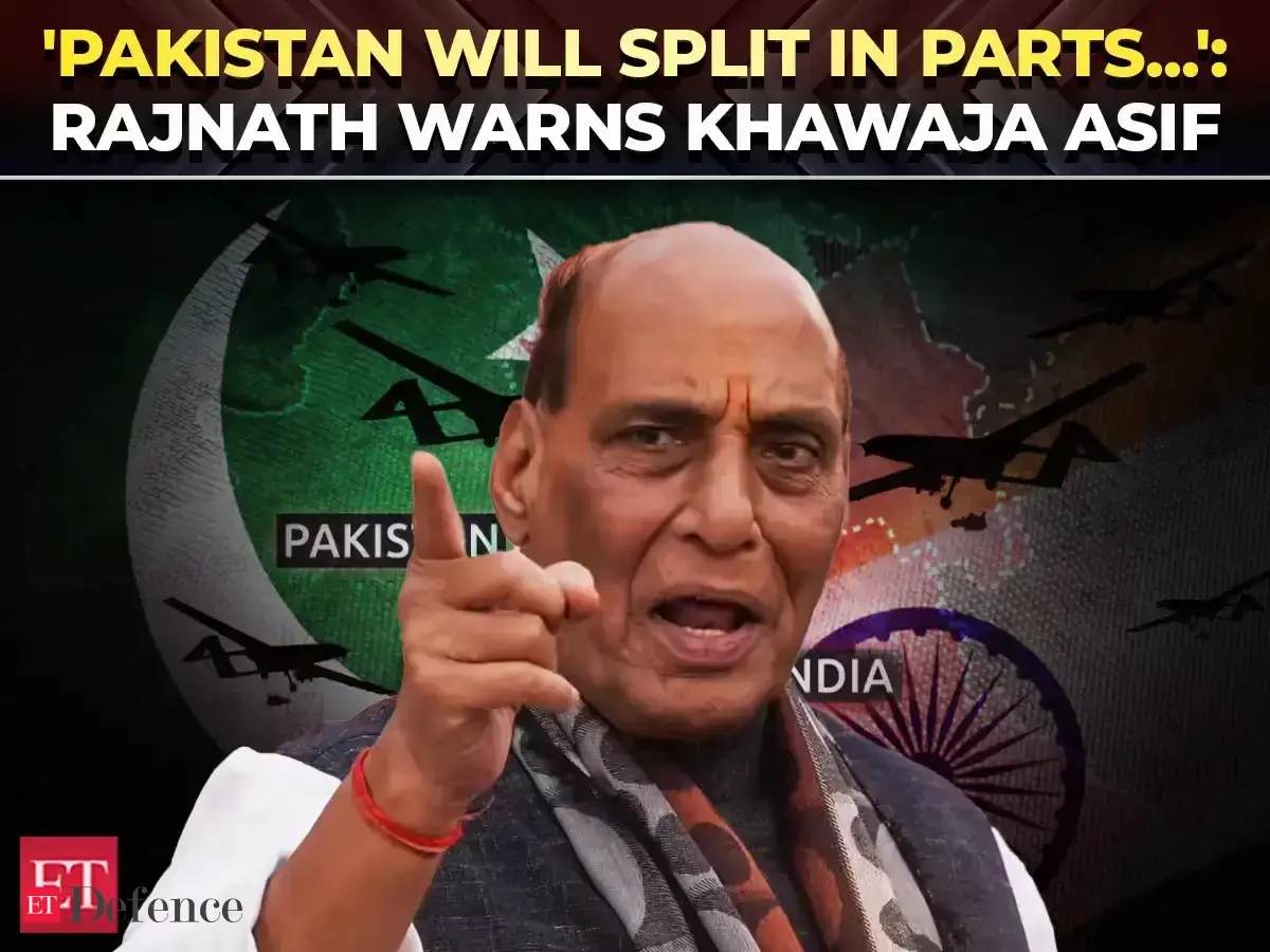 ‘Pakistan will split...’: Rajnath Singh’s strong message to Pak Defence Minister over West Bengal