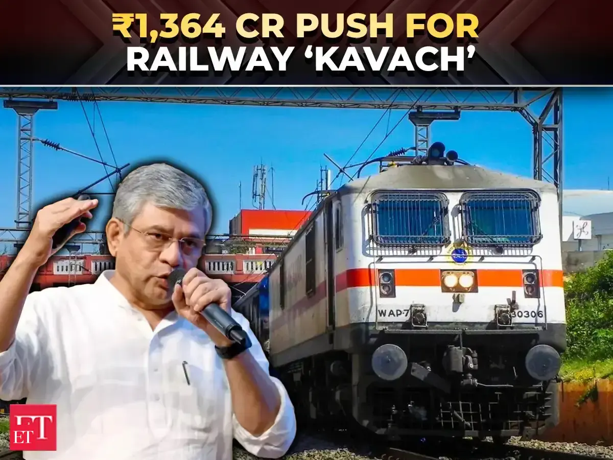 Indian Railways fast-tracks ₹1,364 Cr 'Kavach' infra push; North and South zones to benefit
