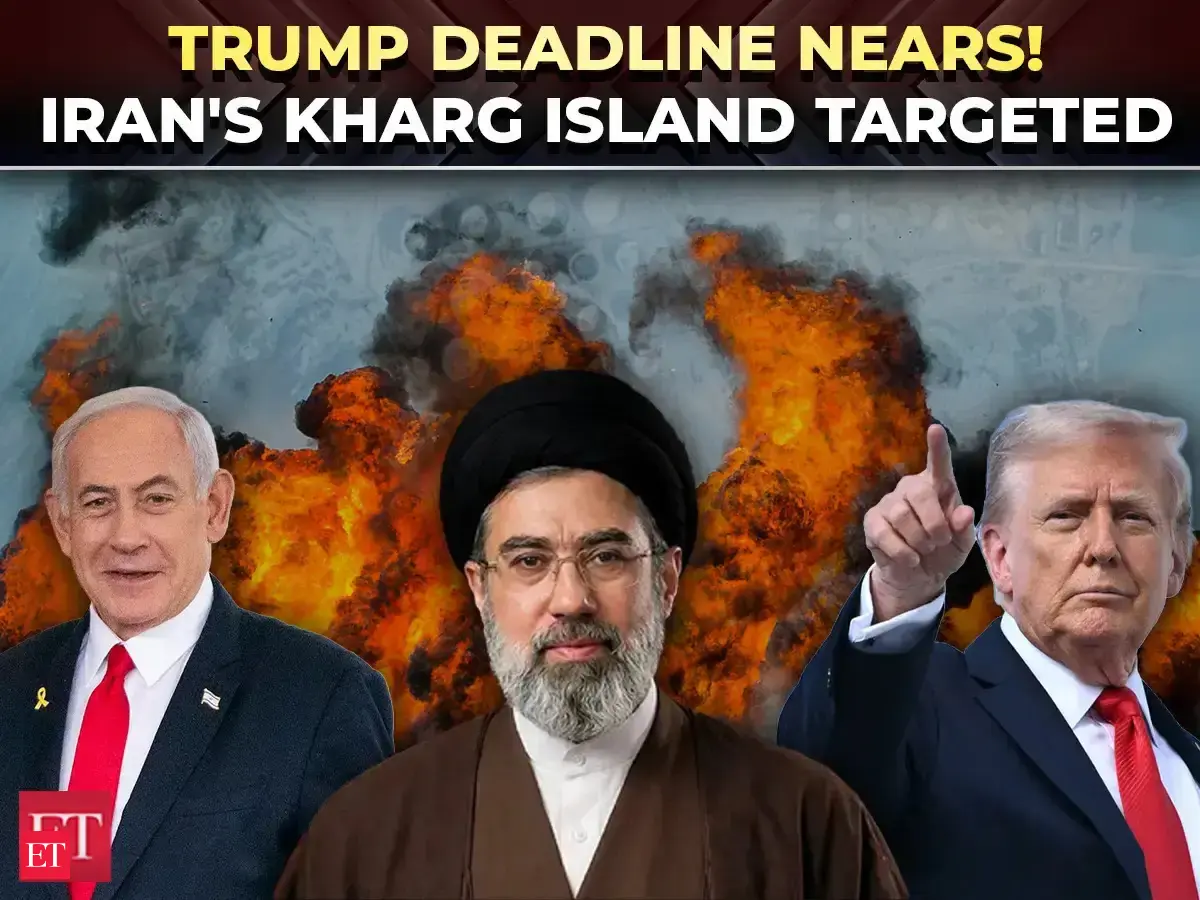 Kharg Island under FIRE! US, Israel bomb Iran's oil hub ahead of Strait of Hormuz deadline