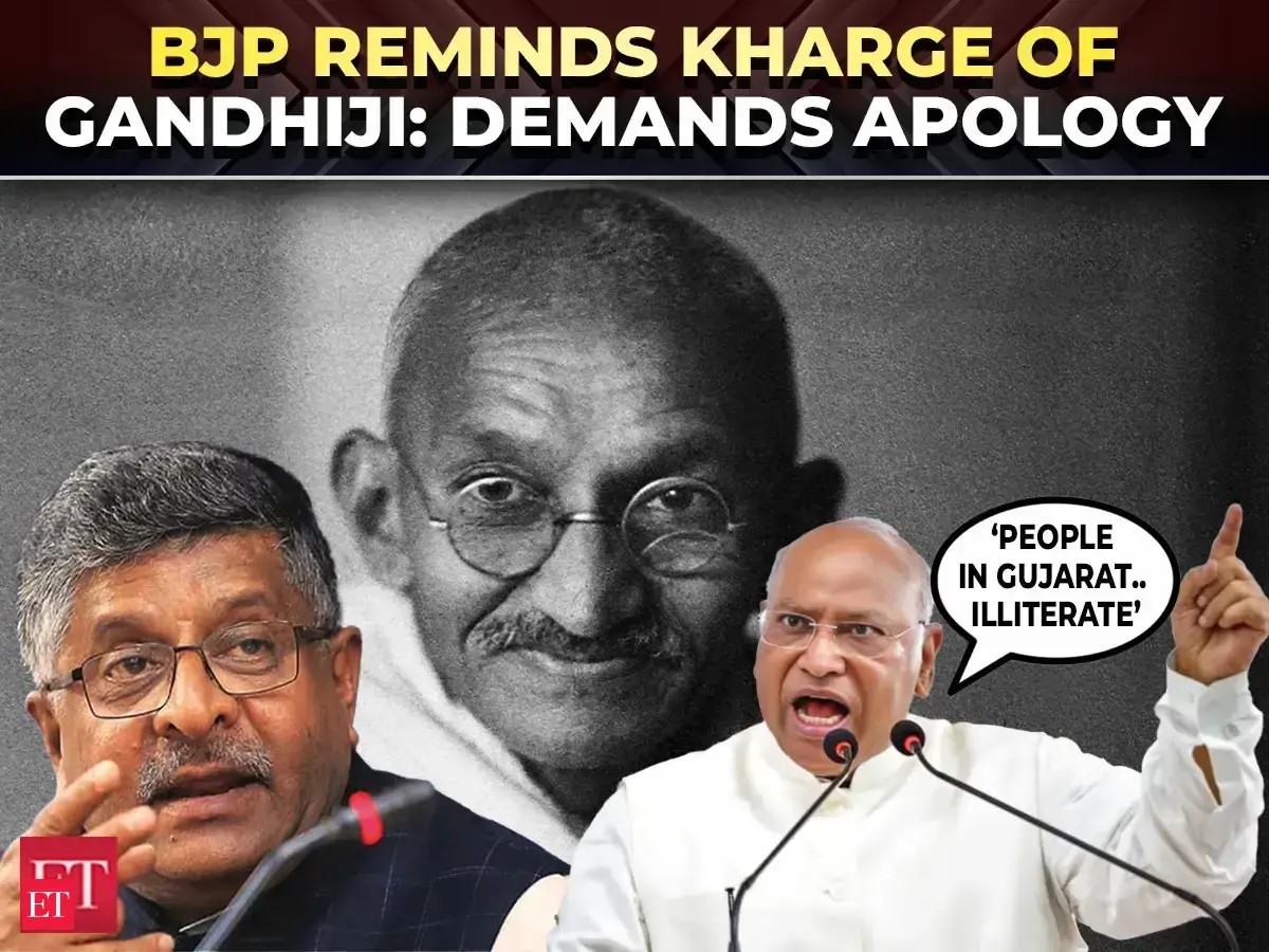BJP slams Congress chief Kharge for demeaning Gujarat & Bihar, demands apology