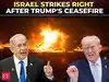 Israel hits Lebanon just a day after Trump-led ceasefire in Iran; Netanyahu says, 'it will continue'