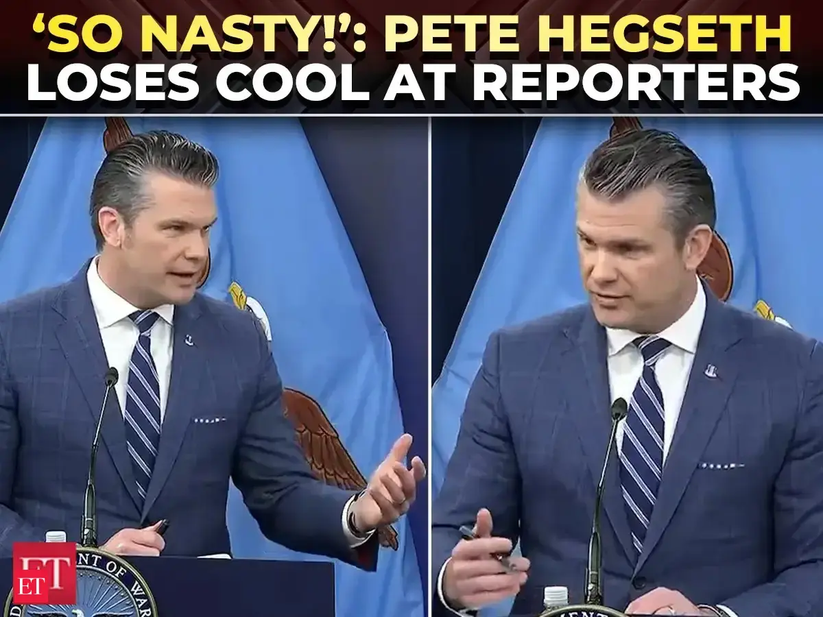 'Excuse ME! Why are you so RUDE?': War Secy Hegseth SNAPS at journalists in Iran conflict briefing