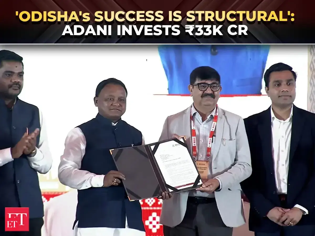 Adani Group announces ₹33,081 cr projects in Odisha, generating over 9,500 jobs