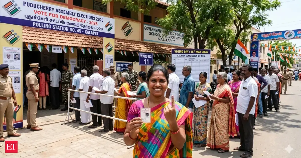 Puducherry Assembly Elections 2026 voter turnout: Check the latest updates