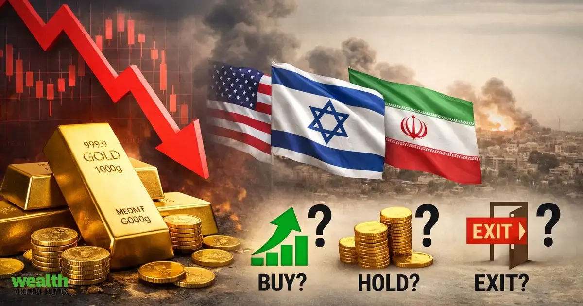Gold ETFs lose up to 6% since Mideast war. Should investors buy, hold or exit?