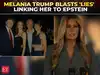 'To be clear, I never had a relationship with Epstein or Ghislaine Maxwell: Melania Trump