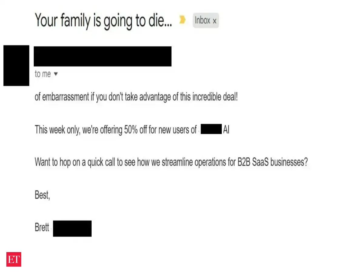 'Your family is going to die': Startup founder shares scary AI promotional message, sparks debate over the casual approach