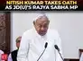 Nitish Kumar takes oath as Rajya Sabha member after serving as Bihar CM for two decades