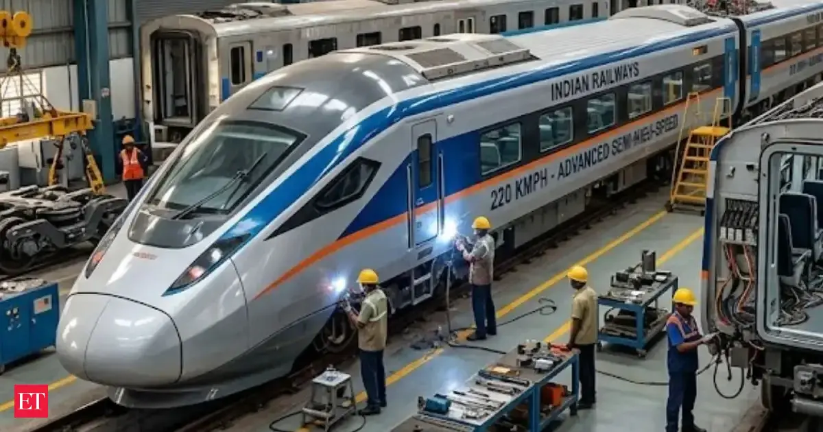 India’s fastest train gets nod: New train can run up to 220 kmph - The ...