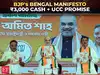 ₹3,000 cash, free bus travel, UCC in 6 months: BJP unveils Bengal manifesto