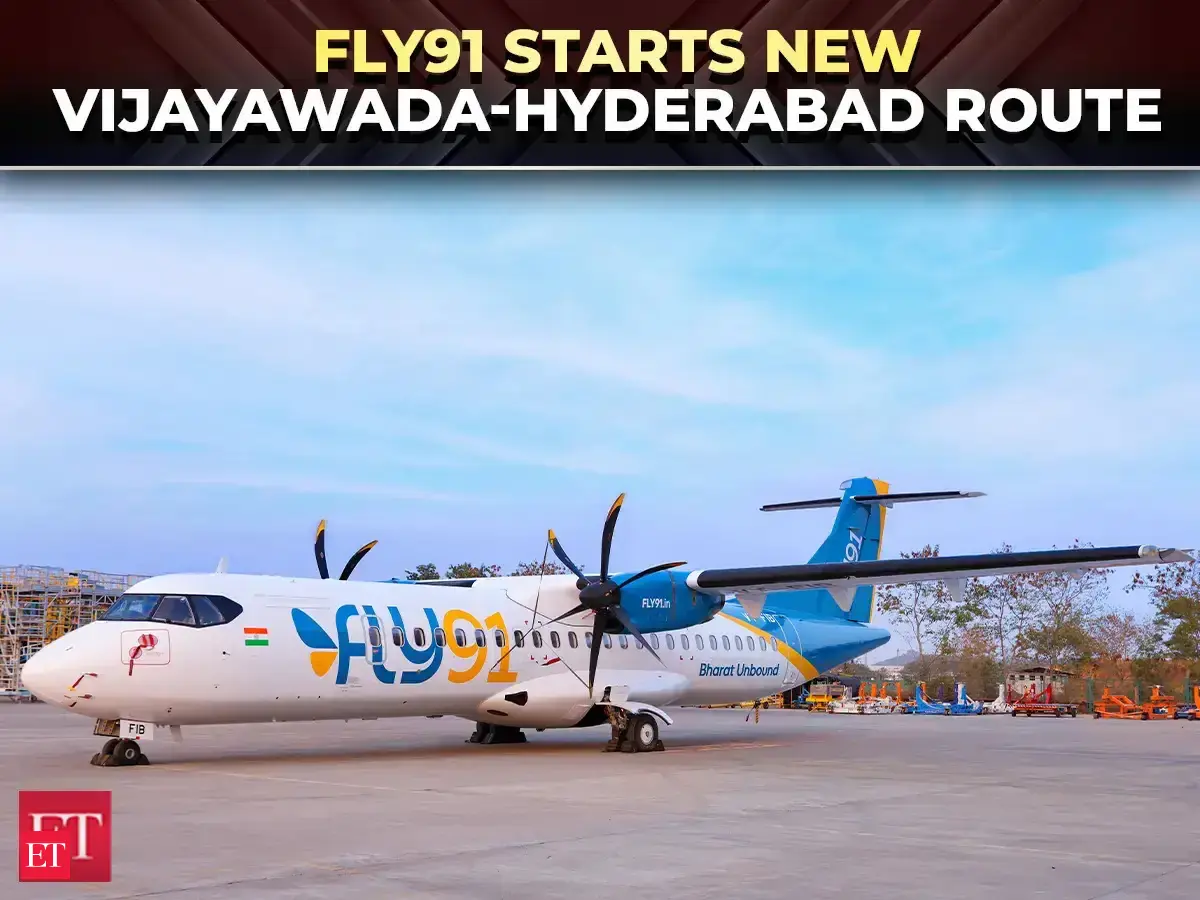 Fly91 starts Vijayawada-Hyderabad flights, under regional aviation push