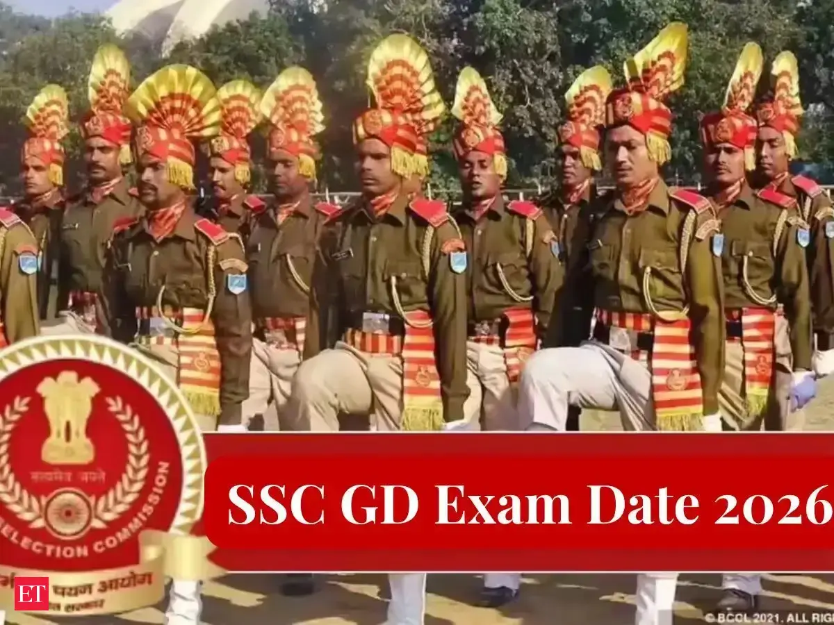 SSC GD exam date 2026 new update: CAPFs, SSF, Assam Rifles constable exam full schedule released