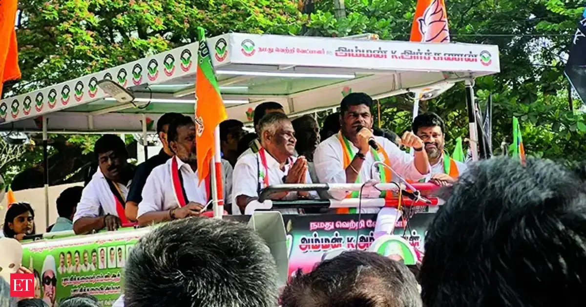 BJP’s Annamalai targets DMK at Coimbatore rally, turns into massive show of strength