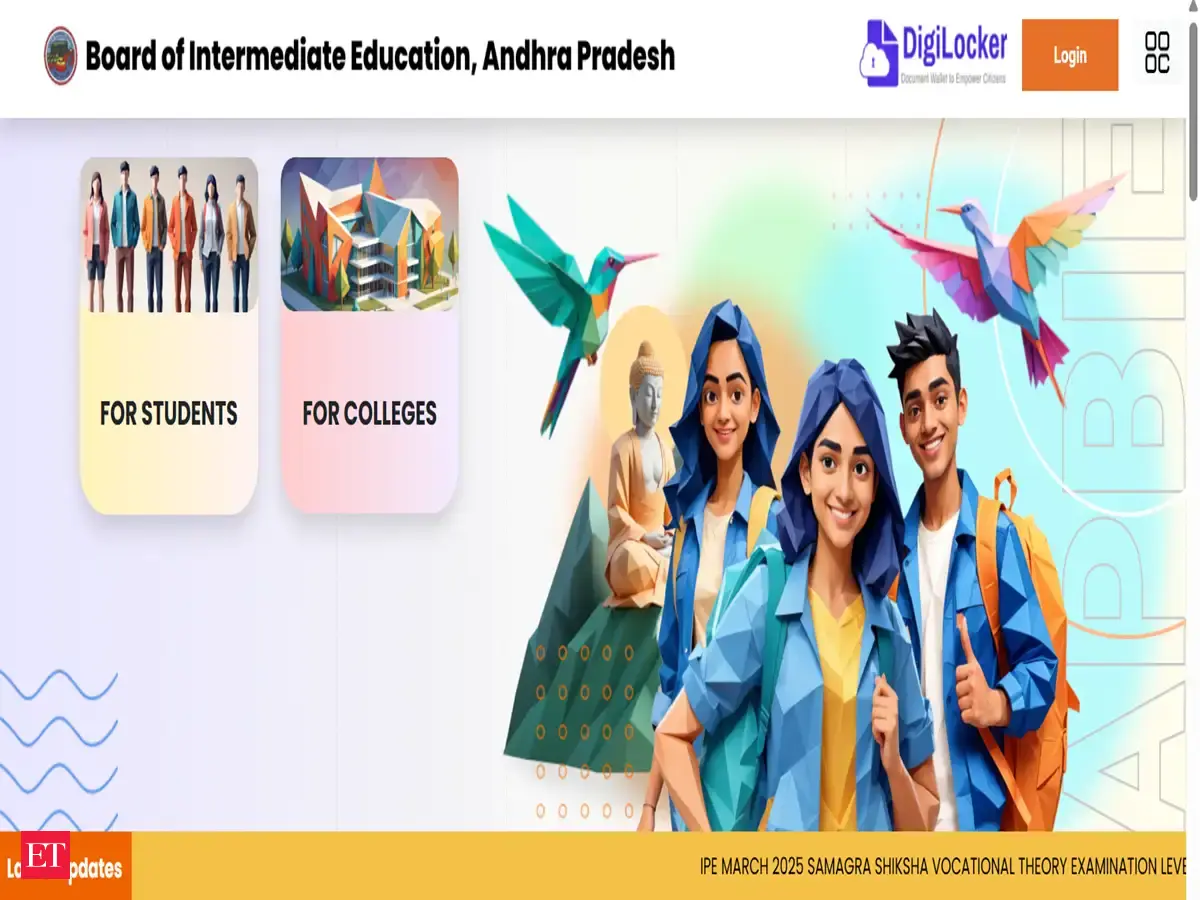 bie.ap.gov.in AP Inter Results 2026 Alternative Websites: Official website not working? How to check results on Manabadi portal, via SMS service and more