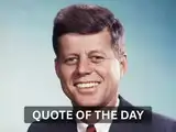 Quote of the day by John F. Kennedy: &lsquo;If a free society cannot help the many who are poor, it cannot save the few who&hellip;&rsquo;