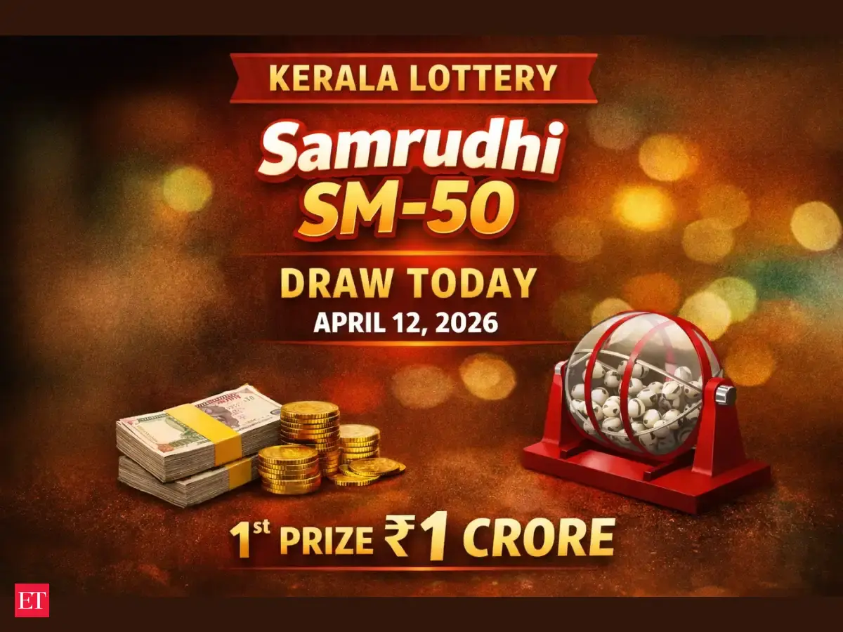Kerala Lottery Samrudhi SM-50 Result Today (April 12, 2026): Top prize Rs 1 crore, full list here