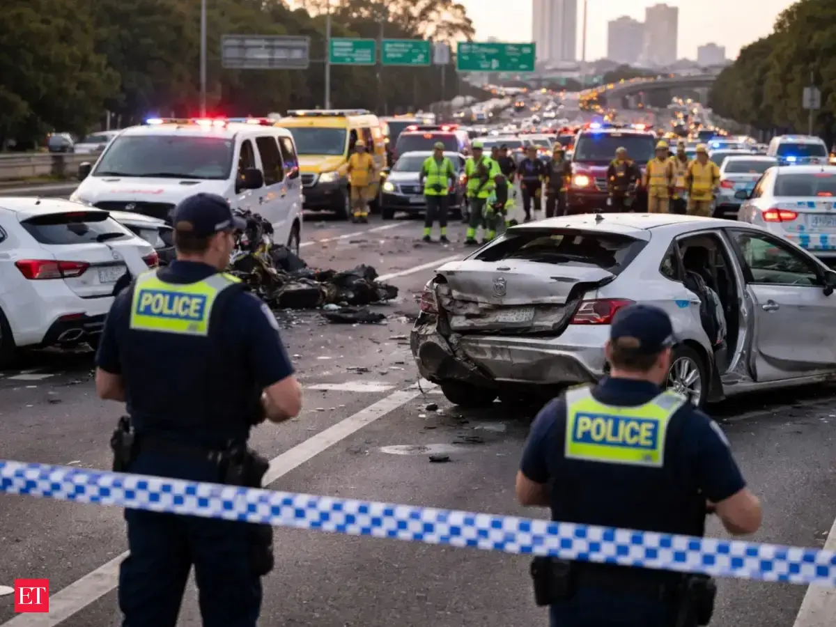 Melbourne Horror: Two critical among five injured in five-car crash on Monash Freeway, police launch probe